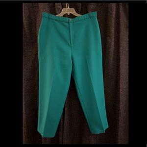 Teal Vintage Tapered Pants